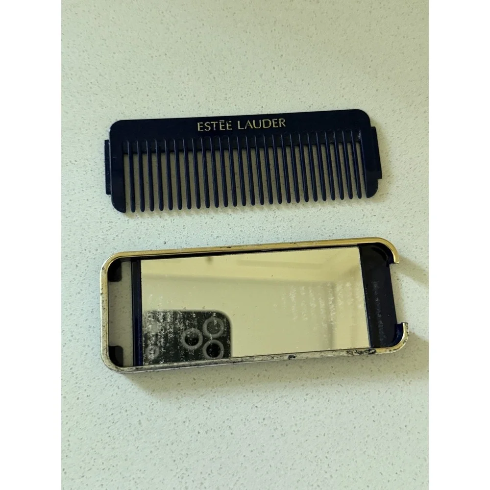 Vintage ESTEE LAUDER Comb Mirror Set Travel Size 5